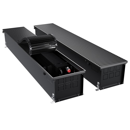 Конвектор внутрипольный Royal Thermo ATRIUM TURBO-190/250/2300-DG-U-BL