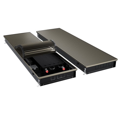 Конвектор внутрипольный Royal Thermo ATRIUM TURBO-90/400/2900-DG-U-DB