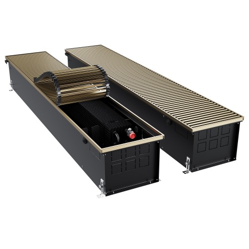 Конвектор внутрипольный Royal Thermo ATRIUM TURBO-190/250/2900-DG-U-AU