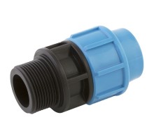 Муфта Джилекс ПНД переходная с наружной резьбой 20 х 1/2" (50 шт. уп.)