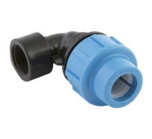 Отвод Джилекс ПНД с внутренней резьбой 20х1/2" (30 шт. в уп.)