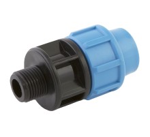 Муфта Джилекс ПНД переходная с наружной резьбой 25 х 1/2"