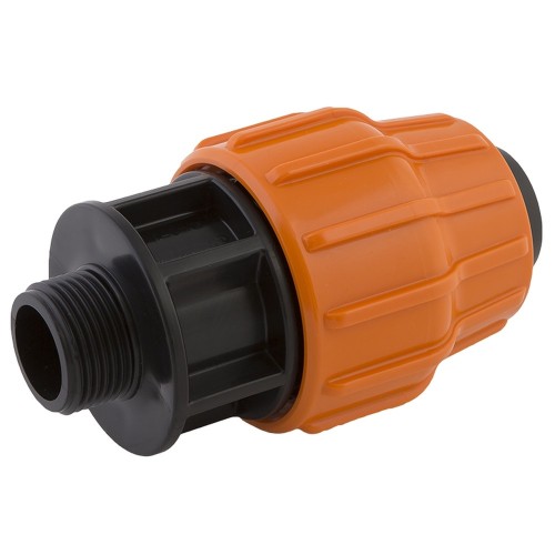 Муфта комбинированная Джилекс для шланга 32 х 1 1/2" М (10шт. в уп.)