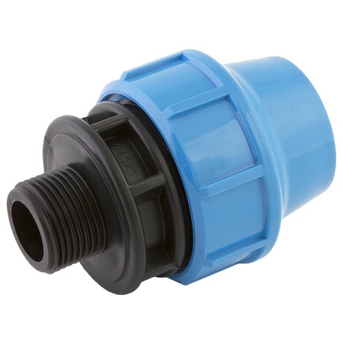 Муфта ДЖИЛЕКС ПНД переходная с наружной резьбой 40х1"