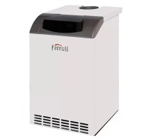 Котел газовый Ferroli PEGASUS D 45 с чугунным теплообменником, напольный, 1 конт., откр.кам.сгор.