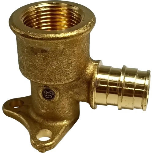 Угольник Giacomini для системы GX ВР 16x1/2" с настенным креплением, GX139Y003