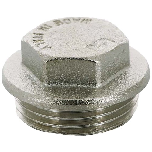 Заглушка Uni-Fitt H 1", никелированная