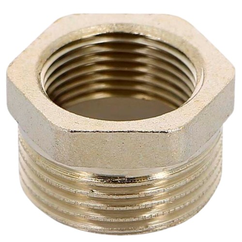 Футорка Uni-Fitt НВ 1"х1/2" никелированная