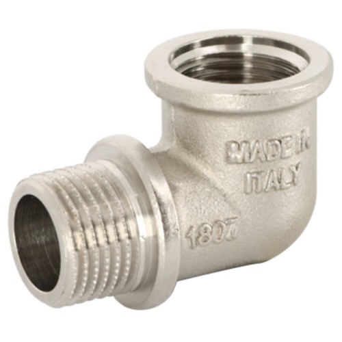 Угол Uni-Fitt НВ 1" с упором, никелированный