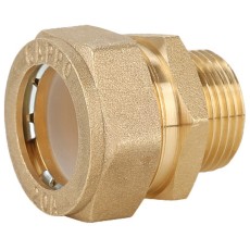 Муфта Gappo обжимная прямая с наружной резьбой 15 х 3/4"