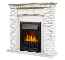 Портал Firelight Porto Classic камень черный, шпон венге