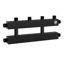 Коллектор на 2 (3) отопительных контура, Ду 25 с кронштейнами