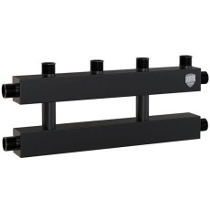 Коллектор на 2 (3) отопительных контура, Ду 25 с кронштейнами