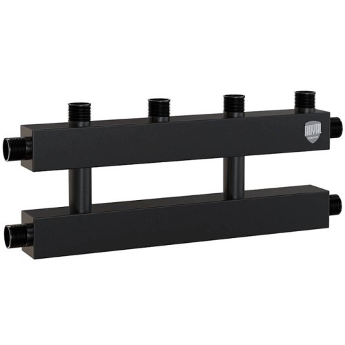 Коллектор на 2 (3) отопительных контура, Ду 25 с кронштейнами