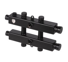 Коллектор Royal Thermo на 2 (3) отопительных контура (сверху/снизу/сбоку) с кронштейнами