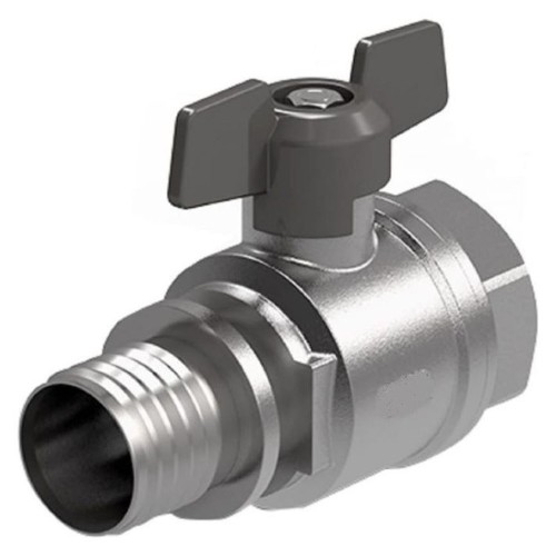 Кран шаровый Royal Thermo с аксиальным соединением ВР 20×3/4"