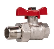 Кран шаровый Royal Thermo OPTIMAL 1/2" НГ, бабочка