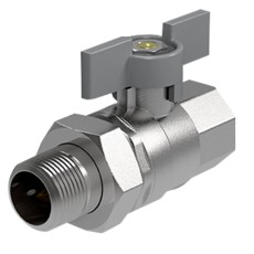 Кран шаровый Royal Thermo EXPERT 3/4", НГ, бабочка