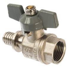 Кран шаровый Royal Thermo с аксиальным соединением ВР 16×1/2"