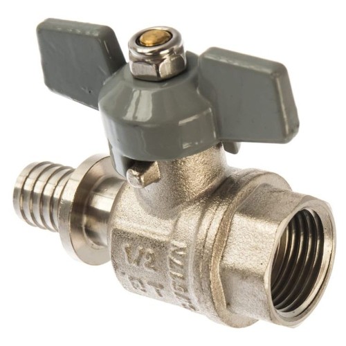 Кран шаровый Royal Thermo с аксиальным соединением ВР 16×1/2"