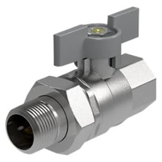 Кран шаровый Royal Thermo EXPERT 1", НВ, бабочка