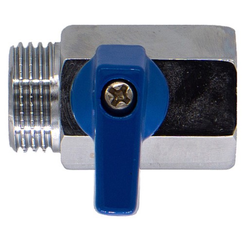 Кран CTM шар. мини для воды 1/2" г/ш флажок хром. CWMFM012