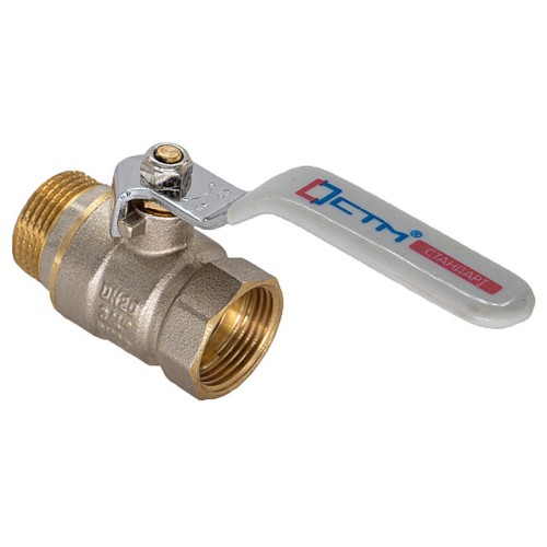 Кран шар. для воды 1/2" г/ш рычаг CTM СТАНДАРТ CWFMH012