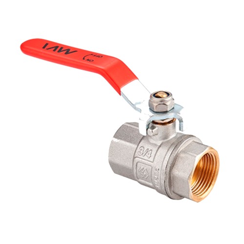 Кран шаровый латунный полнопроходной MVI 3" PN40 вн-вн, рычаг