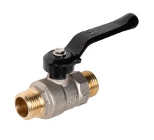 Кран шаровой латунный LD Pride 47.15.Н-Н.Р Ду 15 Ру 40 нр-нр, (рычаг)