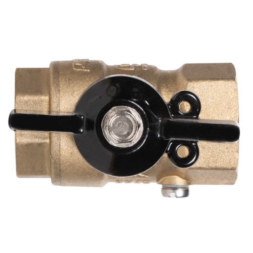 Кран шаровой латунный LD Pride 44.15.В-В.2М.Б Ду15 Ру16 для манометра, вн-вн, (бабочка)