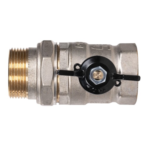 Кран шаровой латунный LD 47.32.В-ГШ.Б Ду 32 Ру 25 (бабочка с бир.)