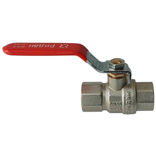 Кран шаровой латунный РИДАН BVR-R DN65 PN25 с внутренней резьбой, п/п, ручка