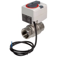 Кран шаровой РИДАН AMZ-112R PN40 DN20 KVS45 Tmax110C Rp3/4 CW617N 2х-ходовой