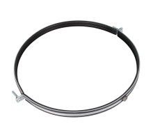 Хомут для воздуховода SHUFT с резиновым профилем 355мм (гайка)