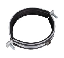 Хомут для воздуховода SHUFT с резиновым профилем 100 мм (гайка)