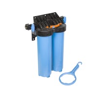 Корпус для картриджного фильтра ДЖИЛЕКС 1 М 20 Т 2 (торцевое подключение), Big Blue не прозрачный