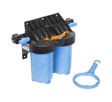 Корпус для картриджного фильтра ДЖИЛЕКС 1 М 10 Т2 (торцевое подключение), Big Blue не прозрачный