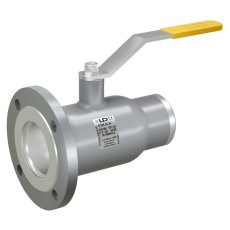 Кран шаровой стальной комбинированный LD Ду65 Ру25 фланец/приварка, неполнопроходной