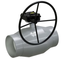 Кран шаровой стальной приварной LD Ду300 Ру25 полнопроходной, с редуктором