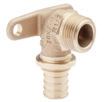 Угольник REHAU настенный НР 16-1/2" RX+ , бронза