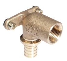 Угольник REHAU настенный ВР 20-1/2" RX+ длинный , бронза