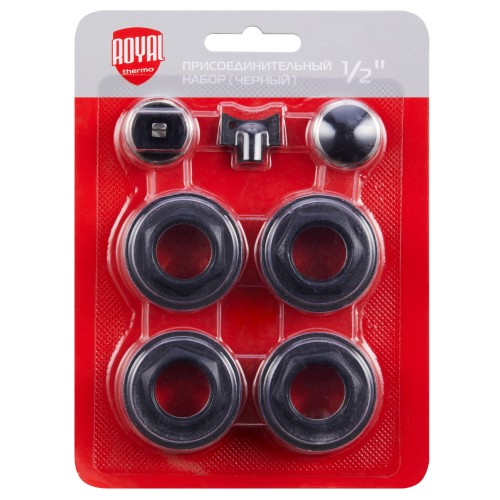 Набор присоединительный Royal Thermo 1/2'' black