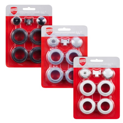 Набор присоединительный Royal Thermo 3/4'' white