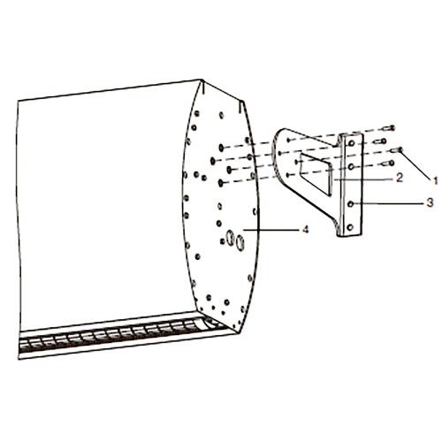 Кронштейн для крепления Ballu BHC-DF
