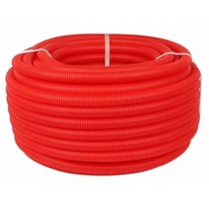 Труба гофрированная ALTSTREAM 18/25 красная, метр (50)