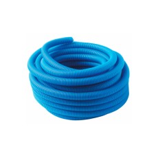 Труба гофрированная MVI Ду32 (внутр.27мм), синяя (бухта 50м)