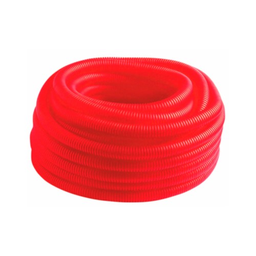 Труба гофрированная MVI Ду40 (внутр.35мм), красная (30)