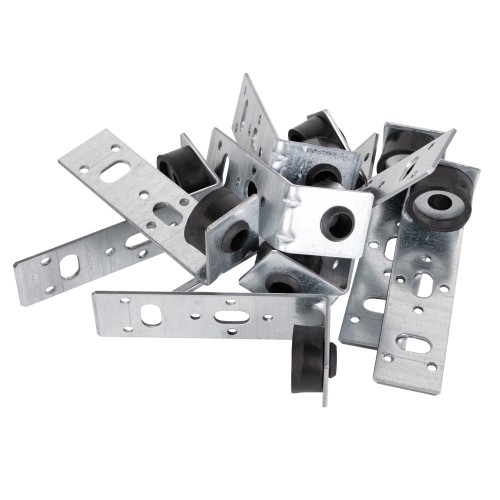 Крепеж с виброизолятором SHUFT L-образный М8 (упак.100шт.)