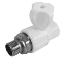 Кран РОСТерм PPR для радиатора прямой 20х1/2 НР