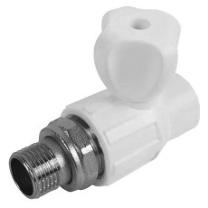 Кран РОСТерм PPR для радиатора прямой 20х1/2 НР